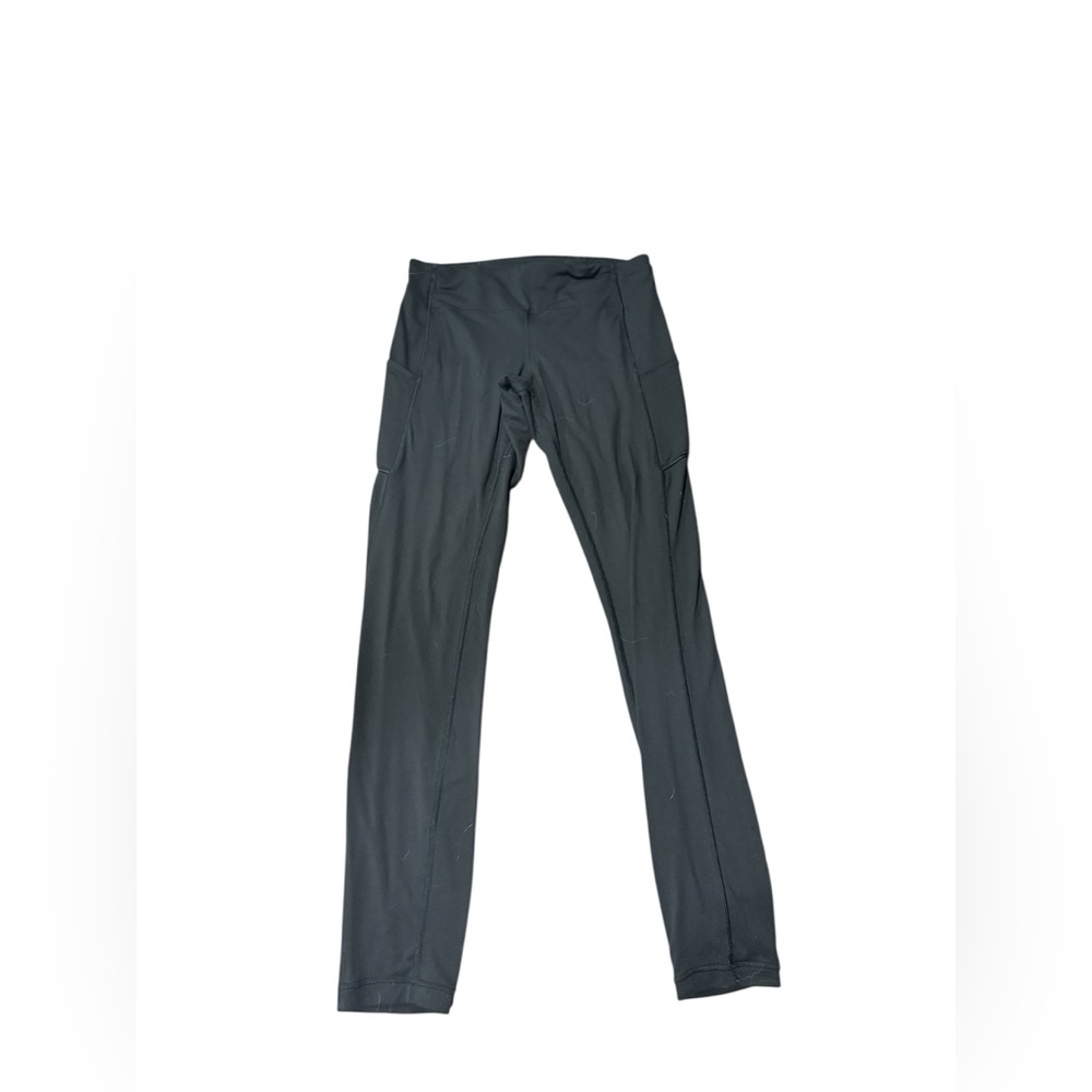 Women’s Black Active Leggings with Side Pockets
